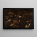 L'Adoration des Hirten - Anonym — gerahmtes Bild an der Wand