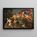 L'Expulsion d'Adam et Ève - Anonyme — gerahmtes Bild an der Wand