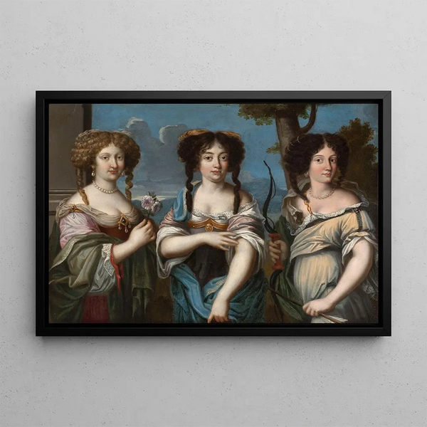 Anonymous - Triple portrait de femmes anciennement dit Les Nices de Mazarin.webp