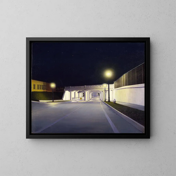 Passage unterirdisch in New York - Anonym — gerahmtes Bild an der Wand