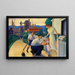 Ohne Titel - Anonym — gerahmtes Bild an der Wand