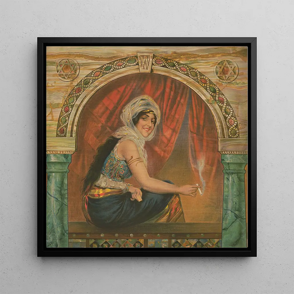 Anonymous - Woman sitting in window smoking.webp
