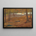 Holz im Herbst - Anonym — gerahmtes Bild an der Wand