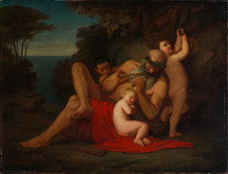 Anselm Feuerbach - Silen mit schlafendem Bacchusknaben.webp