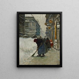 Antal Berkes - Street scene.webp