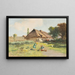 Ein Sommertag auf dem Land - Antal Neogrády — gerahmtes Bild an der Wand