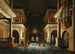 Interior of a church with elegant figures - Anthonie de Lorme — artwork view