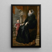 Una nobile genovese e suo figlio - Antoine van Dyck — quadro incorniciato alla parete