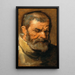 Tête d'homme barbu - Antoine van Dyck — quadro incorniciato alla parete