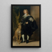 James Stuart 1612-1655 Duke of Richmond and Lennox - Antoine van Dyck — framed artwork on a wall