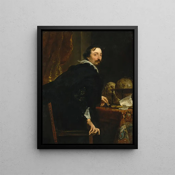 Lucas van Uffel ist 1637 gestorben - Antoine van Dyck — gerahmtes Bild an der Wand
