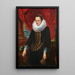 Portrait einer Edlen mit Papagei - Antoine van Dyck — Ansicht des Kunstwerks