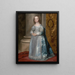 Principessa Maria, figlia di Carlo I - Antoine van Dyck — quadro incorniciato alla parete
