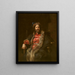Il pittore Martin Ryckaert - Antoine van Dyck — quadro incorniciato alla parete