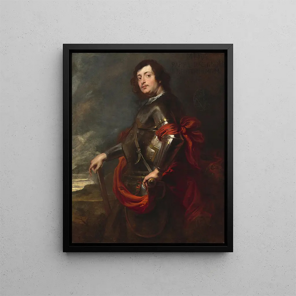 Der Präfekt Raffaele Raggi - Antoine van Dyck — gerahmtes Bild an der Wand