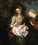 Jungfrau mit Kind mit Heilige Katharina von Alexandrien - Antoine van Dyck — Ansicht des Kunstwerks