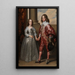 Guillaume II principe d'Orange e la sua fidanzata Marie Stuart - Antoine van Dyck — quadro incorniciato alla parete