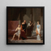 Antiochus e Stratonice - Jacques Antoine Vallin — quadro incorniciato alla parete