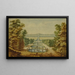 Vue pittoresque des jardins - Antoine-Claude Fleury — gerahmtes Bild an der Wand