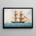 La barca il Nautonnier - Antoine-Mathieu Roux — quadro incorniciato alla parete