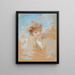 Rieuse - Antoine Calbet — gerahmtes Bild an der Wand