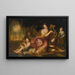 Allégorie della musica - Antoine Coypel — quadro incorniciato alla parete