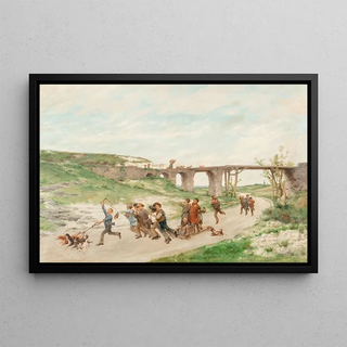 Antoine Edouard Joseph Moulinet - Children at play.webp