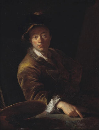 Antoine Pesne - Portrait of a Painter presumably C L Agricola 16671719.webp