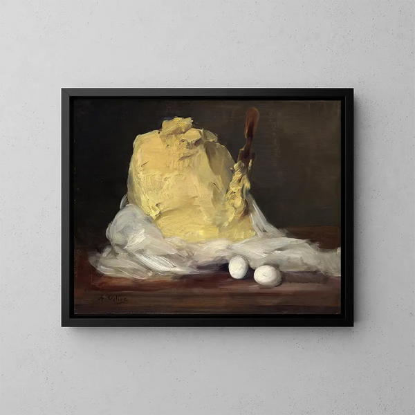 Monticule de beurre - Antoine Vollon — gerahmtes Bild an der Wand