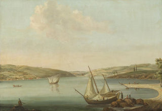 Antoine van der Steen - View of the Bosporus taken from the Height of Beykoz to the northwest with the Aqueduct of Justinian in the background.webp