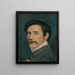 Autoritratto - Anton Árpád Schuster — quadro incorniciato alla parete