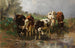 Kühe am Wasserufer - Anton Braith — Ansicht des Kunstwerks