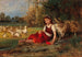 Gardeuse d'oies au repos - Anton Dieffenbach — vista dell’opera
