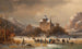 Rovine Kropfsberg e castello Lichtwert - Anton Doll — vista dell’opera