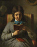 Girl Reading - Anton Ebert — artwork view