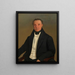 Johann Georg Scherzer, the old owner of the inn Zum Sperl - Anton Einsle — framed artwork on a wall