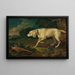 Ein Jagdhund mit einem Fasan - Anton Enzinger — gerahmtes Bild an der Wand