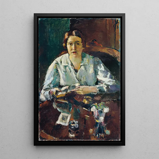 Anton Faistauer - Dame In Weier Bluse Erste Gattin Des Knstlers.webp