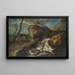 Paesaggio con imboscata - Anton Faistenberger — quadro incorniciato alla parete