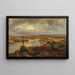 View of Vienna from Nussberg - Anton Hlaváček — framed artwork on a wall