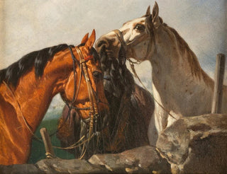 Anton Josef Strassgschwandtner - Three horses.webp