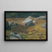 Rochers dans le ruisseau - Anton Josef von Kenner — gerahmtes Bild an der Wand
