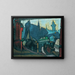 Canal al crepuscolo Berlino - Anton Kerschbaumer — quadro incorniciato alla parete
