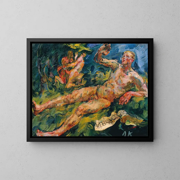 Lamentation - Anton Kolig — gerahmtes Bild an der Wand