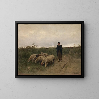 Anton Mauve - Shepherd and Sheep.webp