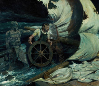 Anton Otto Fischer - Peril at Sea.webp