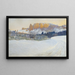 Motiv der Alpen - Anton Reckziegel — gerahmtes Bild an der Wand