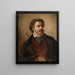 Ritratto del pittore Berthold Winder - Anton Romako — quadro incorniciato alla parete