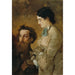 Reproduktion des Gemäldes Der Bildhauer Reinhold Begas mit seiner Frau Margarethe - Anton Romako