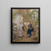 Die Freunde Der Liebesbrief - Anton Romako — gerahmtes Bild an der Wand